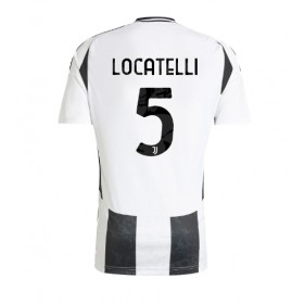 Juventus Manuel Locatelli #5 Hemmakläder 2024-25 Kortärmad